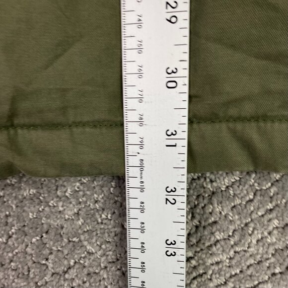 Abercrombie & Fitch Jacket Parka Military Faux Fur Collar Women's Small Green - Picture 14 of 16